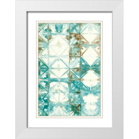 Kanari VI White Modern Wood Framed Art Print with Double Matting by Averinos, Melissa