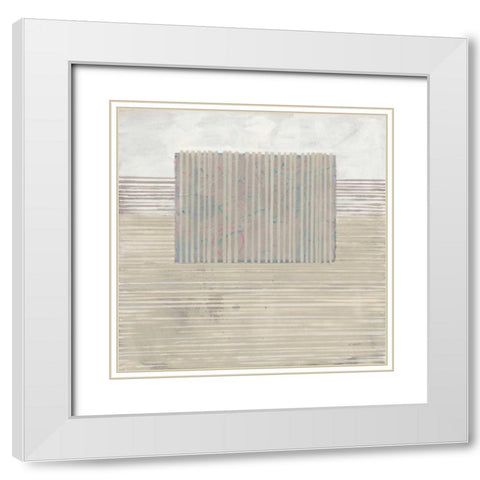 Layer of Reality Neutral White Modern Wood Framed Art Print with Double Matting by Schick, Mike