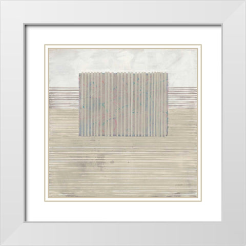 Layer of Reality Neutral White Modern Wood Framed Art Print with Double Matting by Schick, Mike