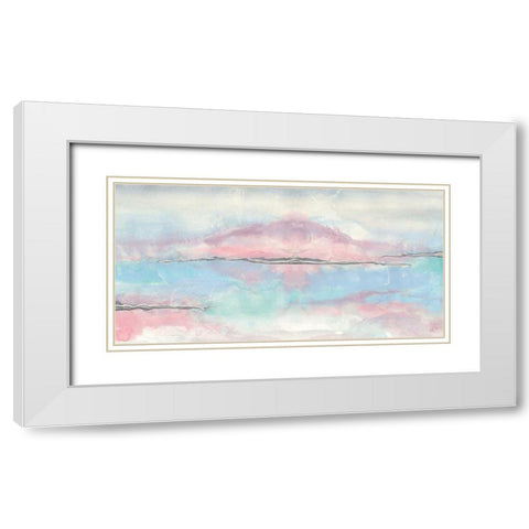 Parfait VII White Modern Wood Framed Art Print with Double Matting by Paschke, Chris