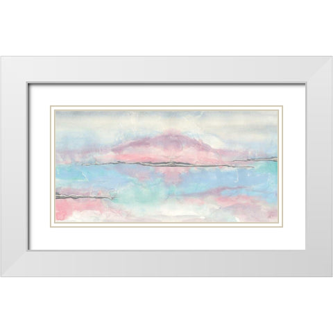 Parfait VII White Modern Wood Framed Art Print with Double Matting by Paschke, Chris