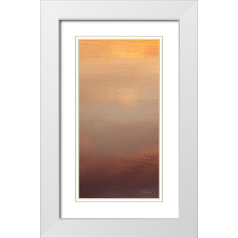 Kalaloch Reflections II White Modern Wood Framed Art Print with Double Matting by Marshall, Laura