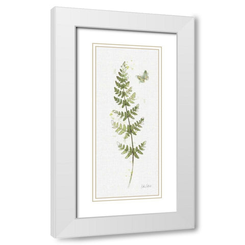 In the Forest VIII no distress White Modern Wood Framed Art Print with Double Matting by Pertiet, Katie