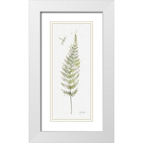 In the Forest IX no distress White Modern Wood Framed Art Print with Double Matting by Pertiet, Katie
