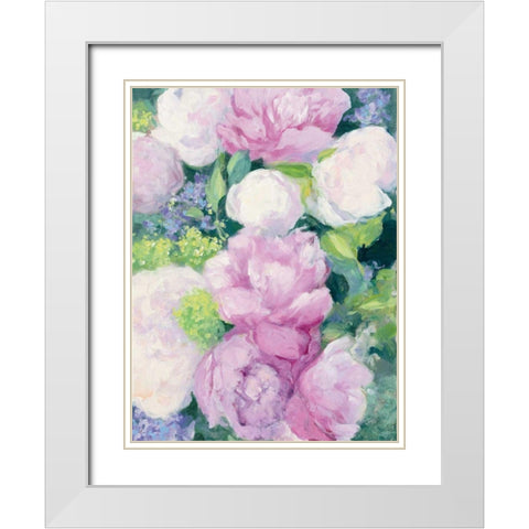 Summer Delight I White Modern Wood Framed Art Print with Double Matting by Purinton, Julia