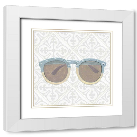 Must Have Fashion I Gray White White Modern Wood Framed Art Print with Double Matting by Adams, Emily