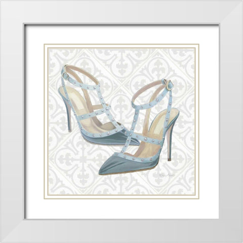 Must Have Fashion II Gray White White Modern Wood Framed Art Print with Double Matting by Adams, Emily