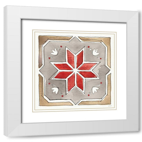 Country Life X White Modern Wood Framed Art Print with Double Matting by Tavoletti, Anne