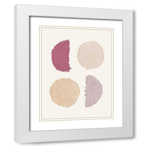 Mesa Designs IV White Modern Wood Framed Art Print with Double Matting by Rhue, Piper