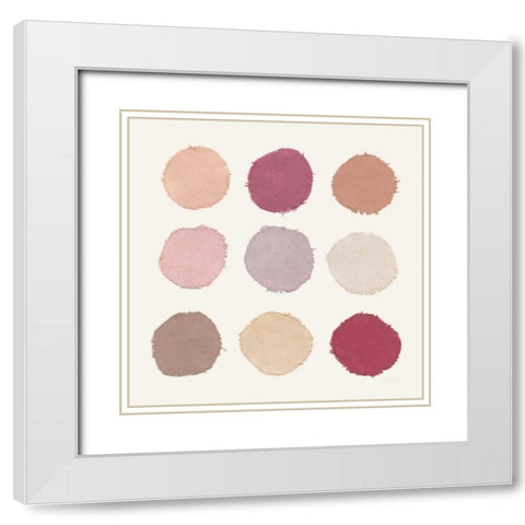 Mesa Designs V White Modern Wood Framed Art Print with Double Matting by Rhue, Piper