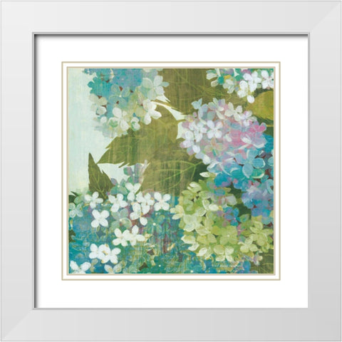 Grandiflora Bloom II White Modern Wood Framed Art Print with Double Matting by Lovell, Kathrine