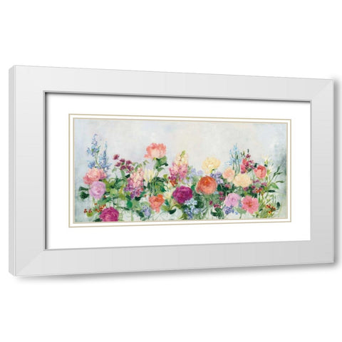 The Cutting Garden White Modern Wood Framed Art Print with Double Matting by Purinton, Julia