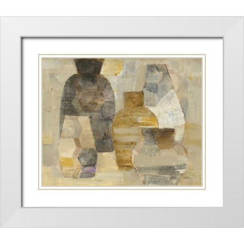 Farmhouse Still Life White Modern Wood Framed Art Print with Double Matting by Hristova, Albena