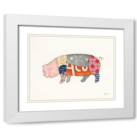 From the Butcher II White Modern Wood Framed Art Print with Double Matting by Prahl, Courtney