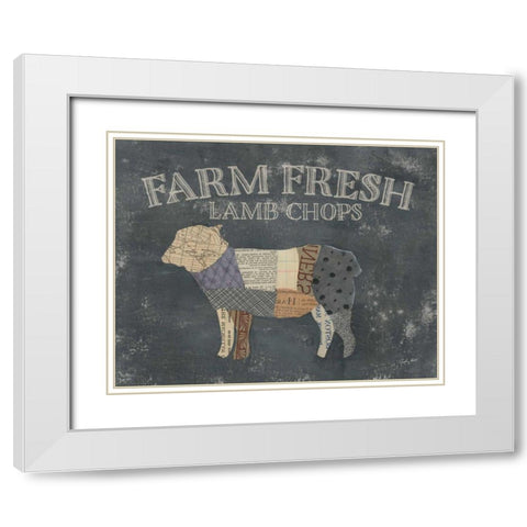From the Butcher Elements 19 White Modern Wood Framed Art Print with Double Matting by Prahl, Courtney