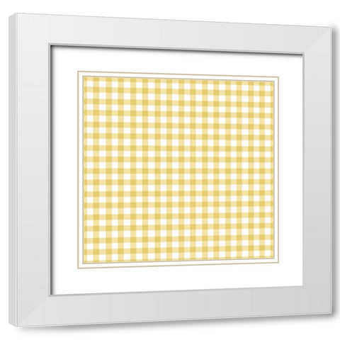 Baby Quilt Pattern 3 White Modern Wood Framed Art Print with Double Matting by Grove, Beth