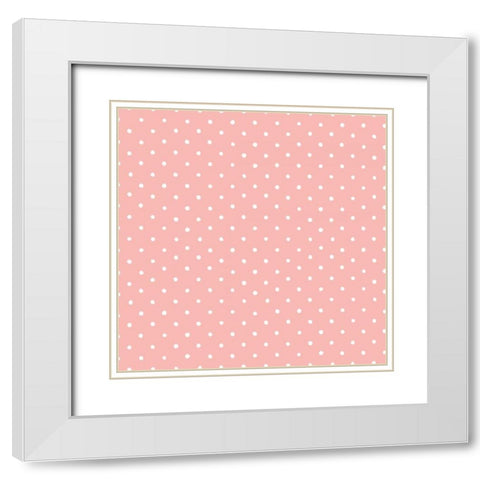 Baby Quilt Pattern 14 White Modern Wood Framed Art Print with Double Matting by Grove, Beth