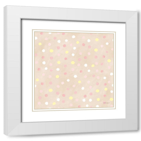 Coastal Baby Pattern XXIX White Modern Wood Framed Art Print with Double Matting by Grove, Beth