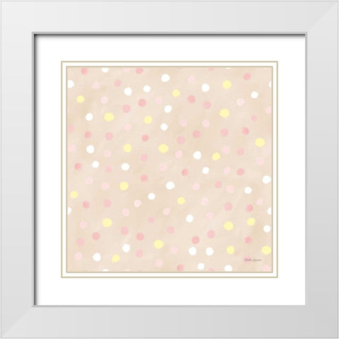 Coastal Baby Pattern XXIX White Modern Wood Framed Art Print with Double Matting by Grove, Beth