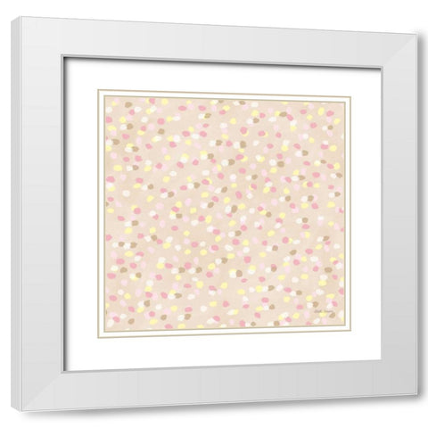 Coastal Baby Pattern XXXI White Modern Wood Framed Art Print with Double Matting by Grove, Beth