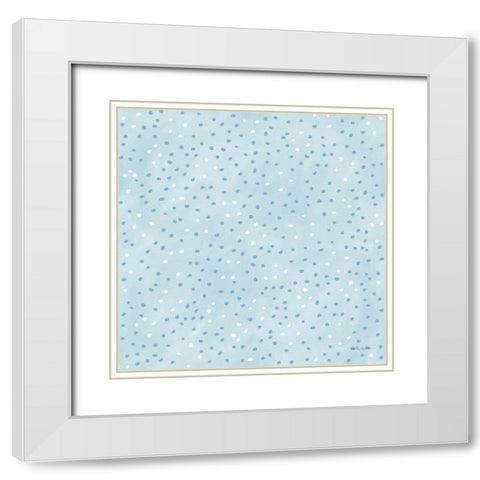 Coastal Baby Pattern XI White Modern Wood Framed Art Print with Double Matting by Grove, Beth