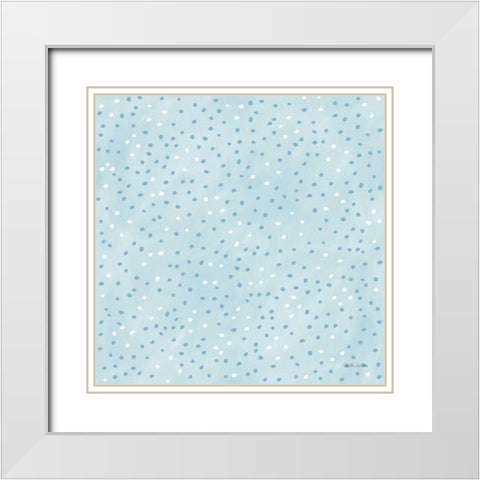Coastal Baby Pattern XI White Modern Wood Framed Art Print with Double Matting by Grove, Beth