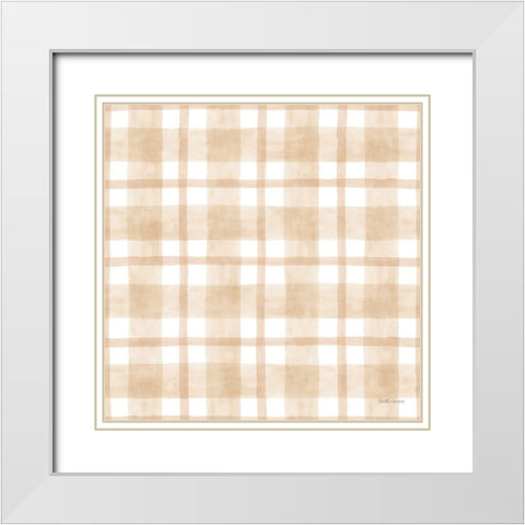 Coastal Baby Pattern XII White Modern Wood Framed Art Print with Double Matting by Grove, Beth