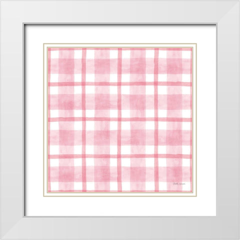 Coastal Baby Pattern XIV White Modern Wood Framed Art Print with Double Matting by Grove, Beth