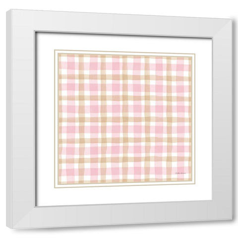 Coastal Baby Pattern XXI White Modern Wood Framed Art Print with Double Matting by Grove, Beth