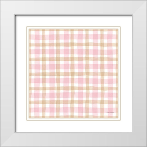 Coastal Baby Pattern XXI White Modern Wood Framed Art Print with Double Matting by Grove, Beth