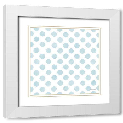 Coastal Baby Pattern XXIII White Modern Wood Framed Art Print with Double Matting by Grove, Beth