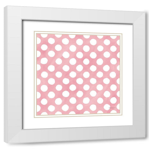Coastal Baby Pattern XXV White Modern Wood Framed Art Print with Double Matting by Grove, Beth