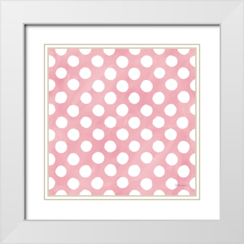 Coastal Baby Pattern XXV White Modern Wood Framed Art Print with Double Matting by Grove, Beth