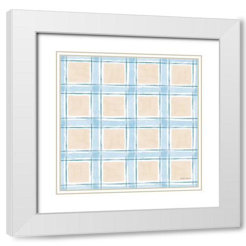 Coastal Baby Pattern XXVI White Modern Wood Framed Art Print with Double Matting by Grove, Beth