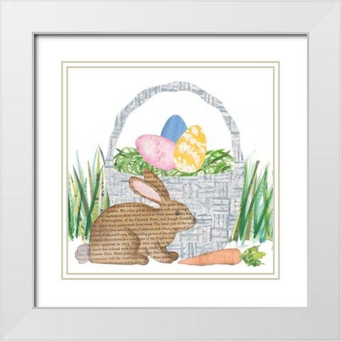 Spring Has Sprung V White Modern Wood Framed Art Print with Double Matting by Prahl, Courtney