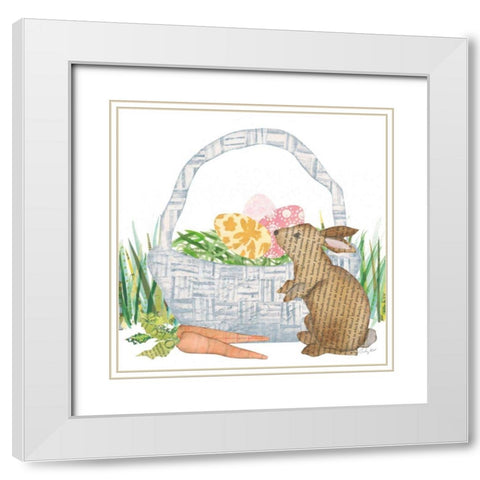 Spring Has Sprung VI White Modern Wood Framed Art Print with Double Matting by Prahl, Courtney