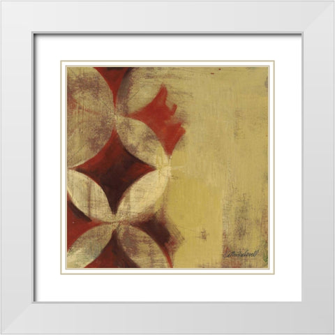 Wedding Ring IX White Modern Wood Framed Art Print with Double Matting by Lovell, Kathrine