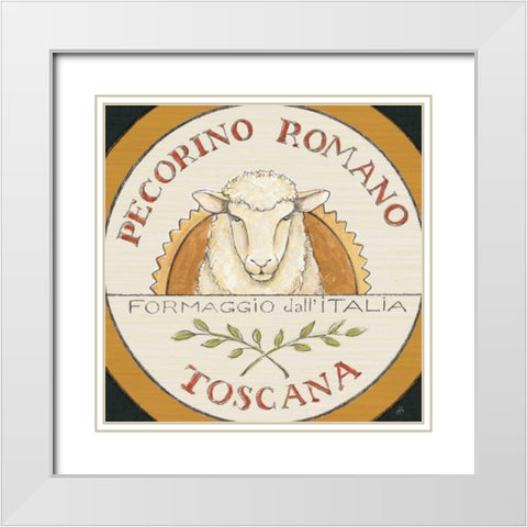 Tuscan Flavor VII White Modern Wood Framed Art Print with Double Matting by Brissonnet, Daphne