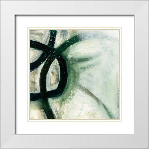 In the Maze III White Modern Wood Framed Art Print with Double Matting by Davies, Jane