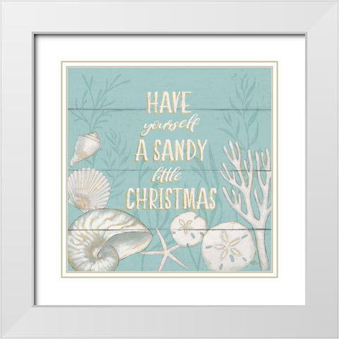 Tranquil Morning III Christmas White Modern Wood Framed Art Print with Double Matting by Penner, Janelle