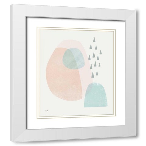 Lovely Dream White Modern Wood Framed Art Print with Double Matting by Hershey, Moira