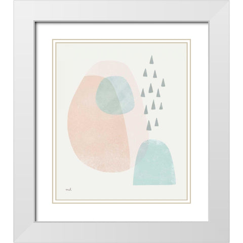 Lovely Dream White Modern Wood Framed Art Print with Double Matting by Hershey, Moira