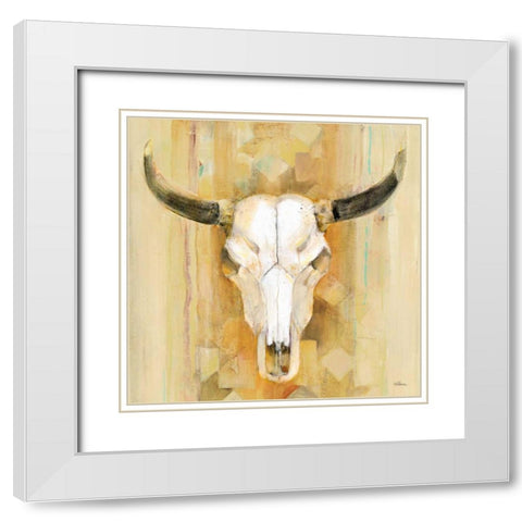 His Crop White Modern Wood Framed Art Print with Double Matting by Hristova, Albena