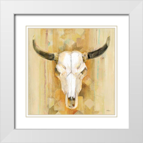 His Crop White Modern Wood Framed Art Print with Double Matting by Hristova, Albena