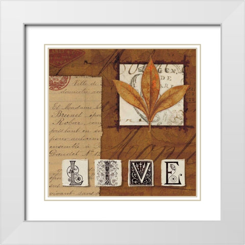 Natures Journal - Live White Modern Wood Framed Art Print with Double Matting by Wild Apple Portfolio