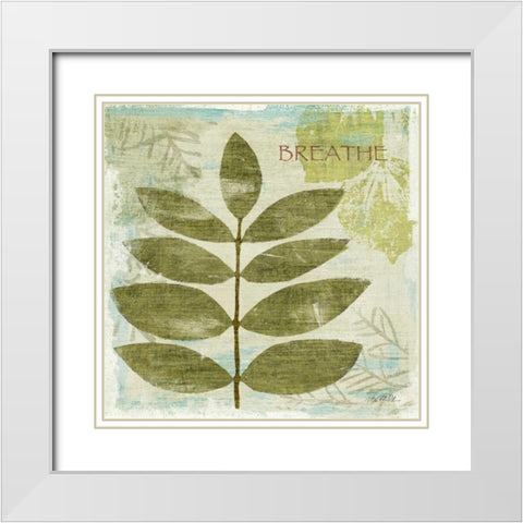 Woodland Thoughts IV White Modern Wood Framed Art Print with Double Matting by Mullan, Michael