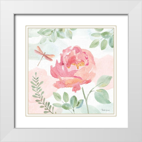 Watercolorful III White Modern Wood Framed Art Print with Double Matting by Grove, Beth