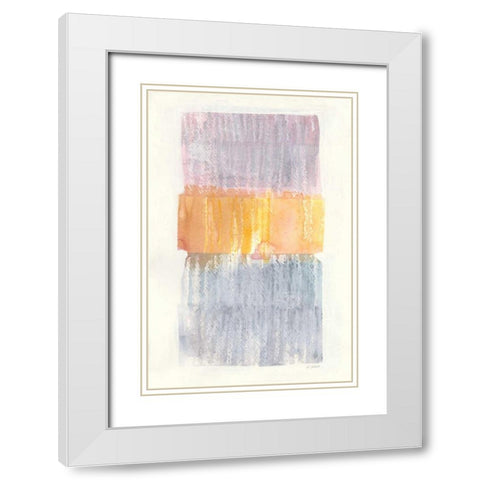 Test Drive White Modern Wood Framed Art Print with Double Matting by Schick, Mike