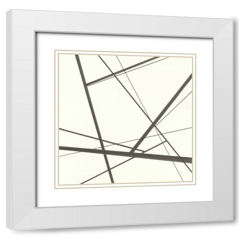 Graphics III White Modern Wood Framed Art Print with Double Matting by Paschke, Chris