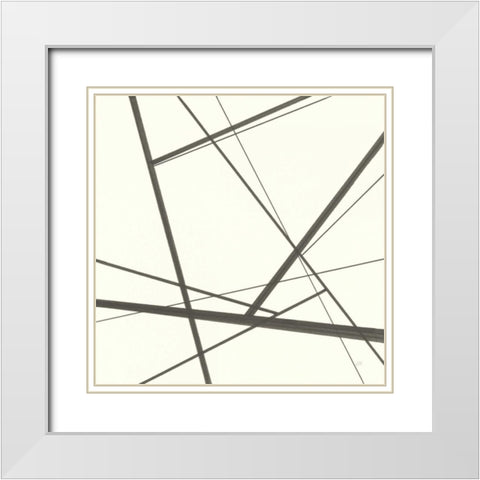 Graphics III White Modern Wood Framed Art Print with Double Matting by Paschke, Chris